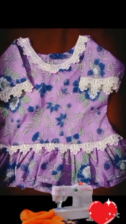 Baby frock || baby frock catting and stitching || sewing tips and tricks frock #frockdesign #babyfrockcutting #sewingtipsandtricks #daliymotionvideo #sewinghacks