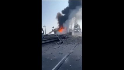 Ukraine launches drone attack on Russian oil depot