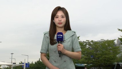 [날씨] 찬 공기 몰고 온 비구름, 중부 선선...남부는 '늦더위' / YTN