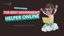 How to Choose the Best Assignment Helper Online