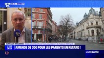 Amende de 30 euros pour les parents en retard: 