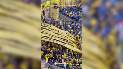 Anabel Pantoja disfruta del partido Las Palmas-Real Madrid desde el palco