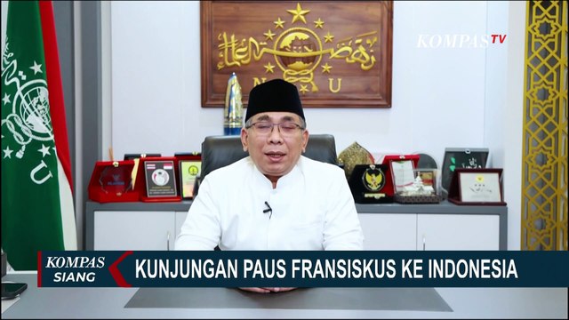 Ketum PBNU Sambut Kunjungan Paus Fransiskus ke Indonesia, Berharap Bisa Semakin Teguhkan Kerukunan