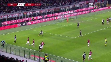 AC Milan vs. Juventus FC 2019/20 Coppa SF - 1.Half