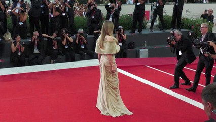 Angelina Jolie sur le tapis rouge de la Mostra de Venise