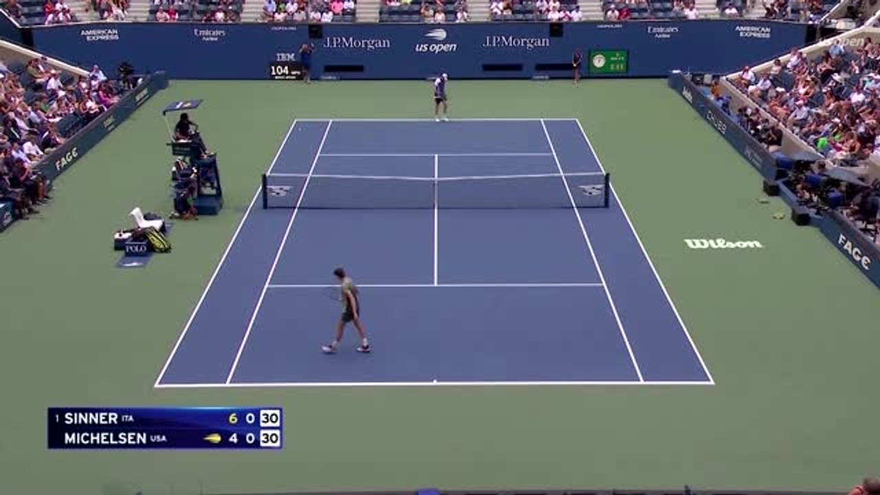 US Open - Jannik Sinner déroule