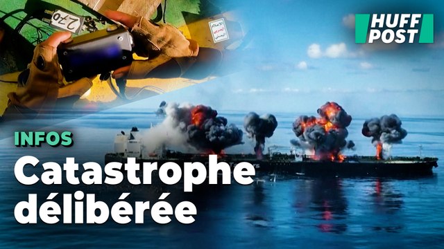 Les images impressionnantes de l’explosion d’un pétrolier par les Houthis en mer Rouge