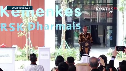 Presiden Jokowi Resmikan Gedung Pelayanan Kanker Ibu-Anak RS Dharmais: Serasa Masuk Hotel Bintang 5