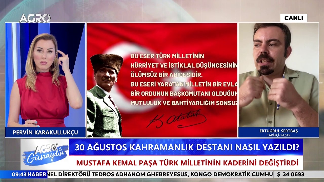 30 Ağustos Kahramanlık Destanı Nasıl Yazıldı? | Agro TV ile Günaydın