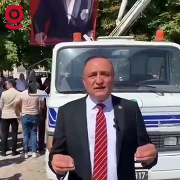 Gaziantep’te 30 Ağustos Zafer Bayramı kutlamalarında Hamas lideri Haniye'nin fotoğrafı asıldı.