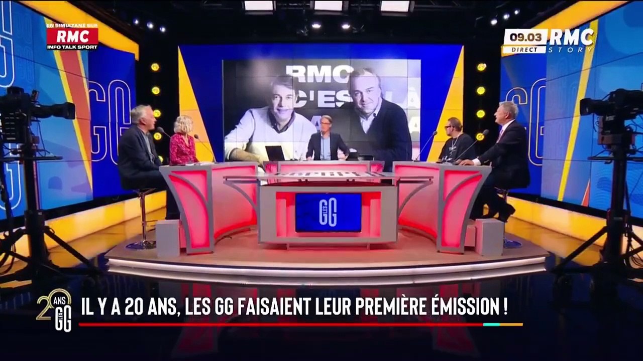 L’émission « Les Grandes Gueules » sur RMC a fêté ce matin leurs 20 ans d’antenne avec Alain Marschall et Olivier Truchot à la présentation depuis le 1er jour