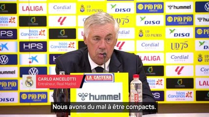 Real Madrid - Ancelotti : “Notre jeu est lent”