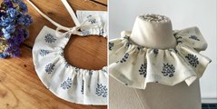 Coudre un col amovible pour enfant pour un look de rentrée adorable