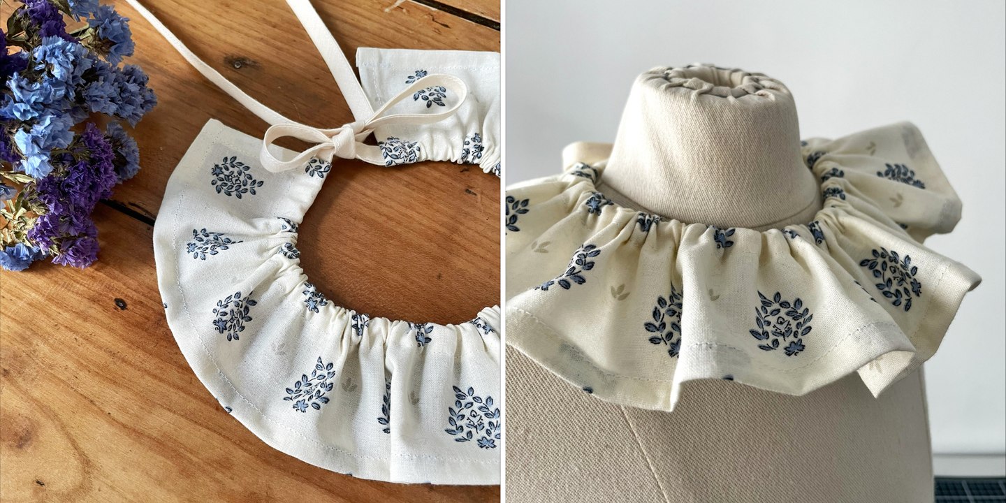 Coudre un col amovible pour enfant pour un look de rentrée adorable