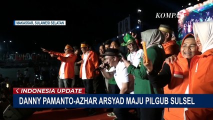 Deklarasi Danny-Azhar dan Indira-Ilham Fauzi di Sulsel Dihadiri Puluhan Ribu Pendukung