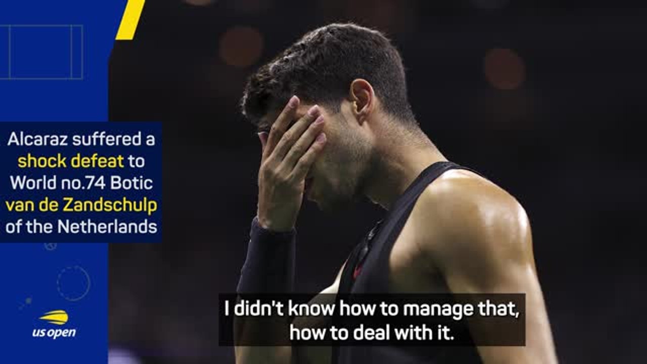 Alcaraz stunned by World No. 74 Van de Zandschulp - admits to emotional struggles during defeat