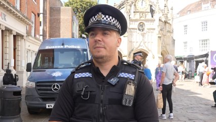 Chichester Police hotspot event: Officer says 'crime is being reduced'