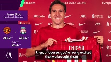 Slot hits back at English media about Chiesa injury record