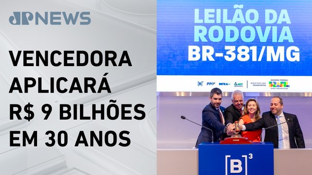 BR-381, em Minas Gerais, é concedida em leilão à iniciativa privada