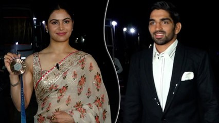 Manu Bhaker और Aman Sehrawat का मशहूर शो कौन बनेगा करोड़पति के सेट पर दिखा शानदार अंदाज़