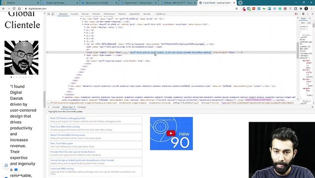 Tracking Website Events by Tags Manager