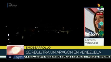 Al menos 15 estados de Venezuela se registra un apagón