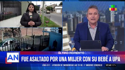 Robo en La Tablada: una mujer con un bebé en brazos participó del asalto