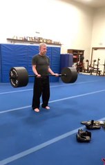 When Chuck Norris finishes his workout, the weights have to take a break