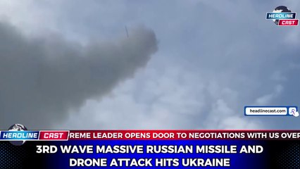 Third Wave Massive Russian Missile and Drone Assault