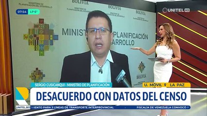 La proyección es un ejercicio, dice Cusicanqui ante dudas sobre el Censo: “Hay puertas abiertas del INE para revisar”
