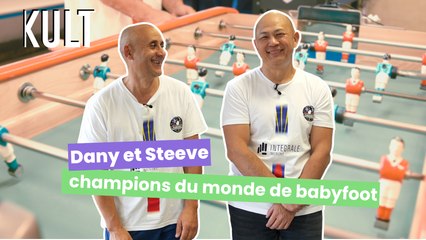 Dany et Steeve, champions du monde de babyfoot