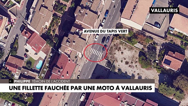 Fillette de 7 ans percutée à Vallauris : «Les parents ont vu la scène», relate Philippe, témoin du drame