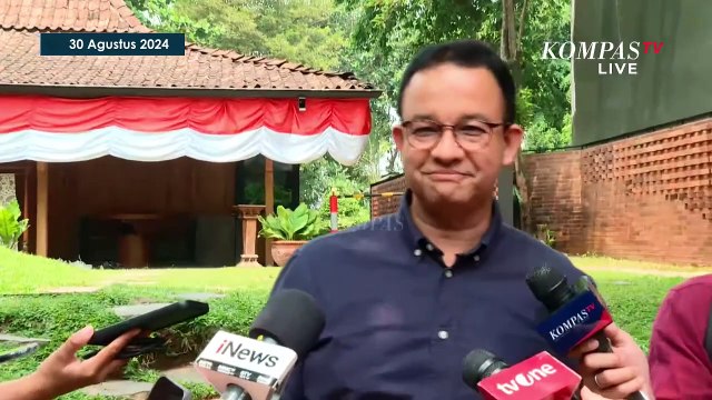 Anies Baswedan Ungkap Perasaannya Usai Batal Maju di Pilkada Jakarta dan Jabar