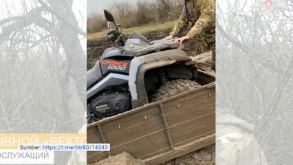 Tentara dan peralatan militer Ukraina Terjebak Lumpur, Auto Gagal Jalankan Misi menyerang Rusia
