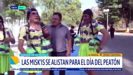 ‘Las ‘Misk'isiquisitas’ se descontrolaron con las actividades previas al Día Nacional del Peatón