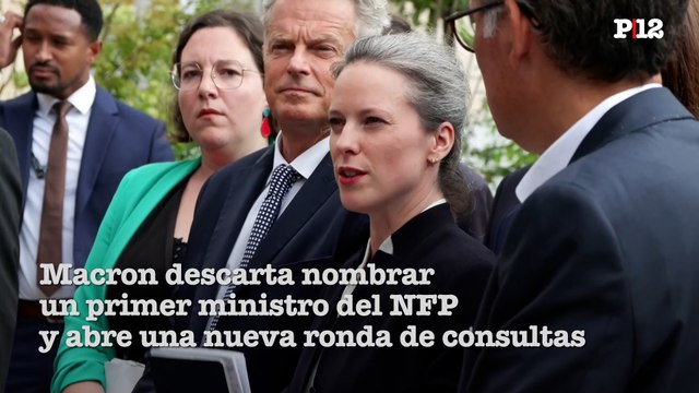 Macron descarta nombrar un primer ministro del NFP y abre una nueva ronda de consultas
