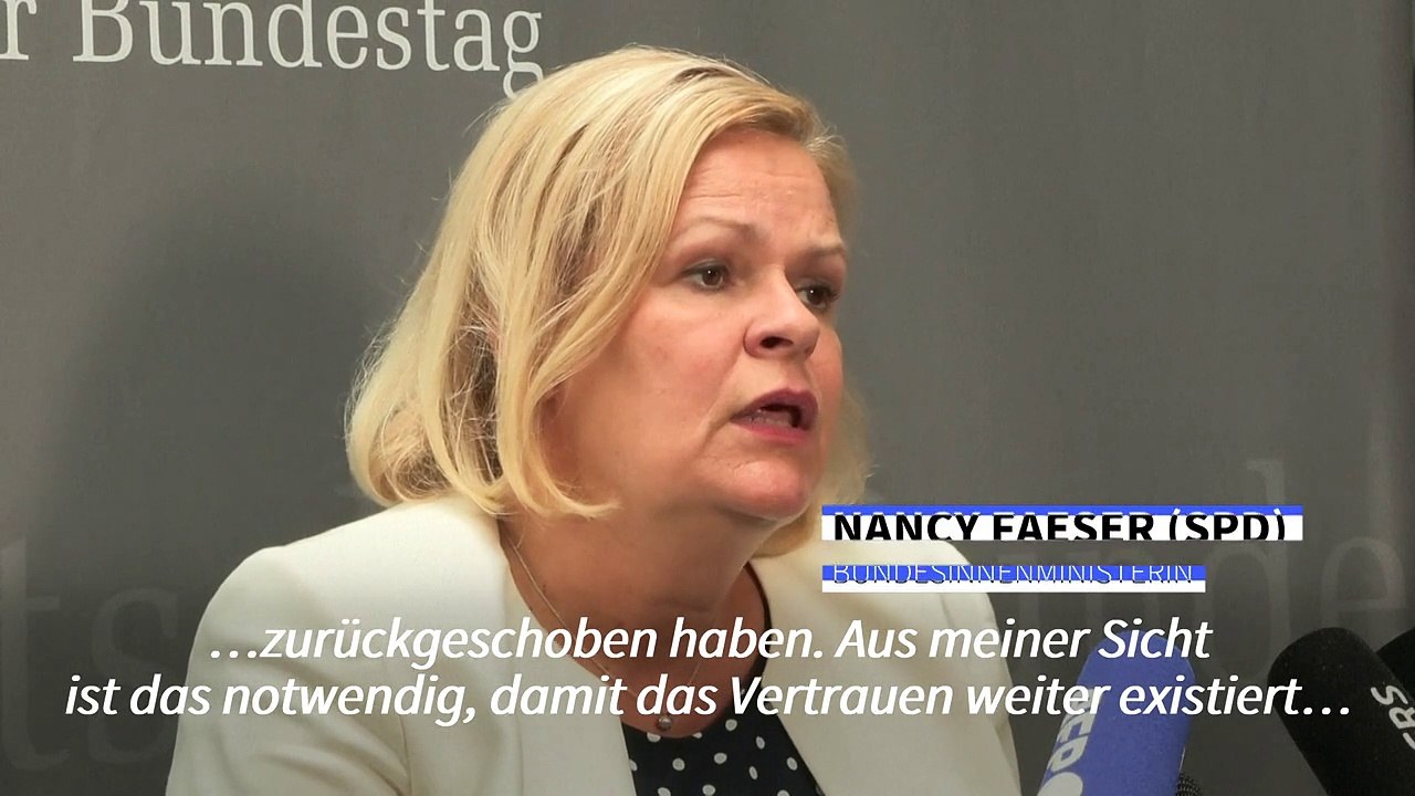 Faeser: Es gab keine direkten Kontakte zu Afghanistan bei Abschiebungen