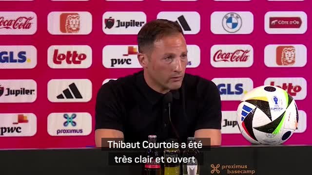 Belgique - Tedesco : Courtois a été très clair sur le sujet