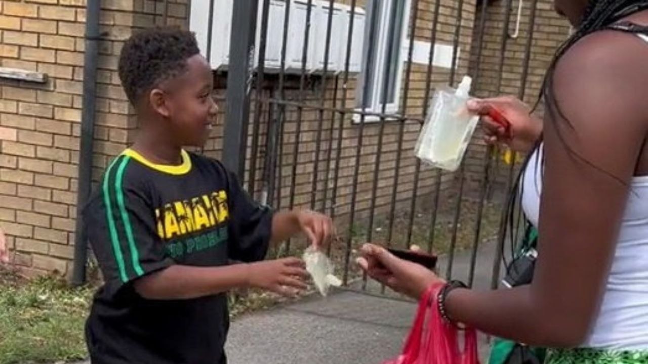 Boy, 10, sells out lemonade stand at Notting Hill Carnival to fund Jamaica trip