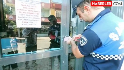 Son kullanma tarihi geçmiş ürünlerin satıldığı market şubesi kapatıldı