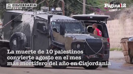 Descargar video: La muerte de 10 palestinos convierte agosto en el mes más mortífero del año en Cisjordania