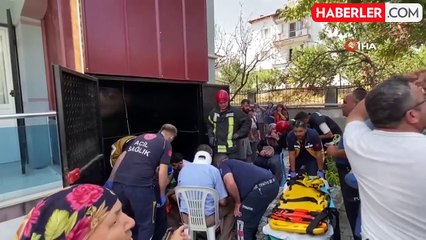Manisa'da yürekleri ağza getiren olay! Engelli asansörü zemine çakıldı, 4 kişi yaralandı