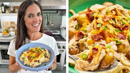 How to Make Slow-Cooker Loaded Chicken and Potatoes