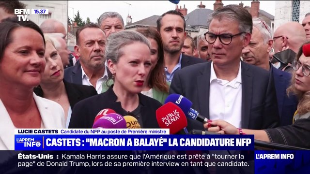 C'est irresponsable : aux universités d'été du PS, Lucie Castets s'est dit inquiète du blocage du pays