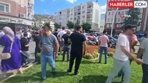 Kırmızı ışık ihlali kazaya neden oldu, iki motosiklet sürücüsü yaralandı