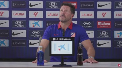 Simeone, rueda de prensa