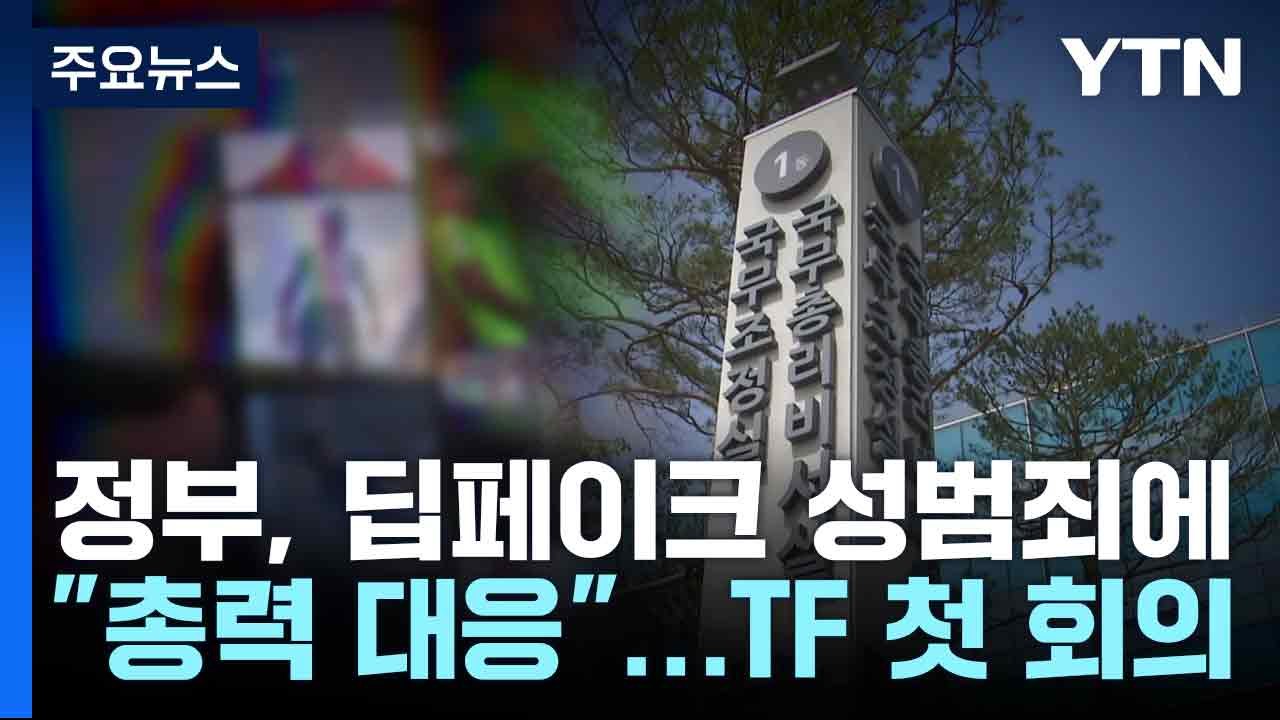 정부, 딥페이크 성범죄에 "총력 대응"...TF 첫 회의 / YTN