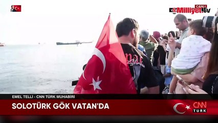 SOLOTÜRK'ten Gök Vatan'da Zafer Bayramı gösterisi