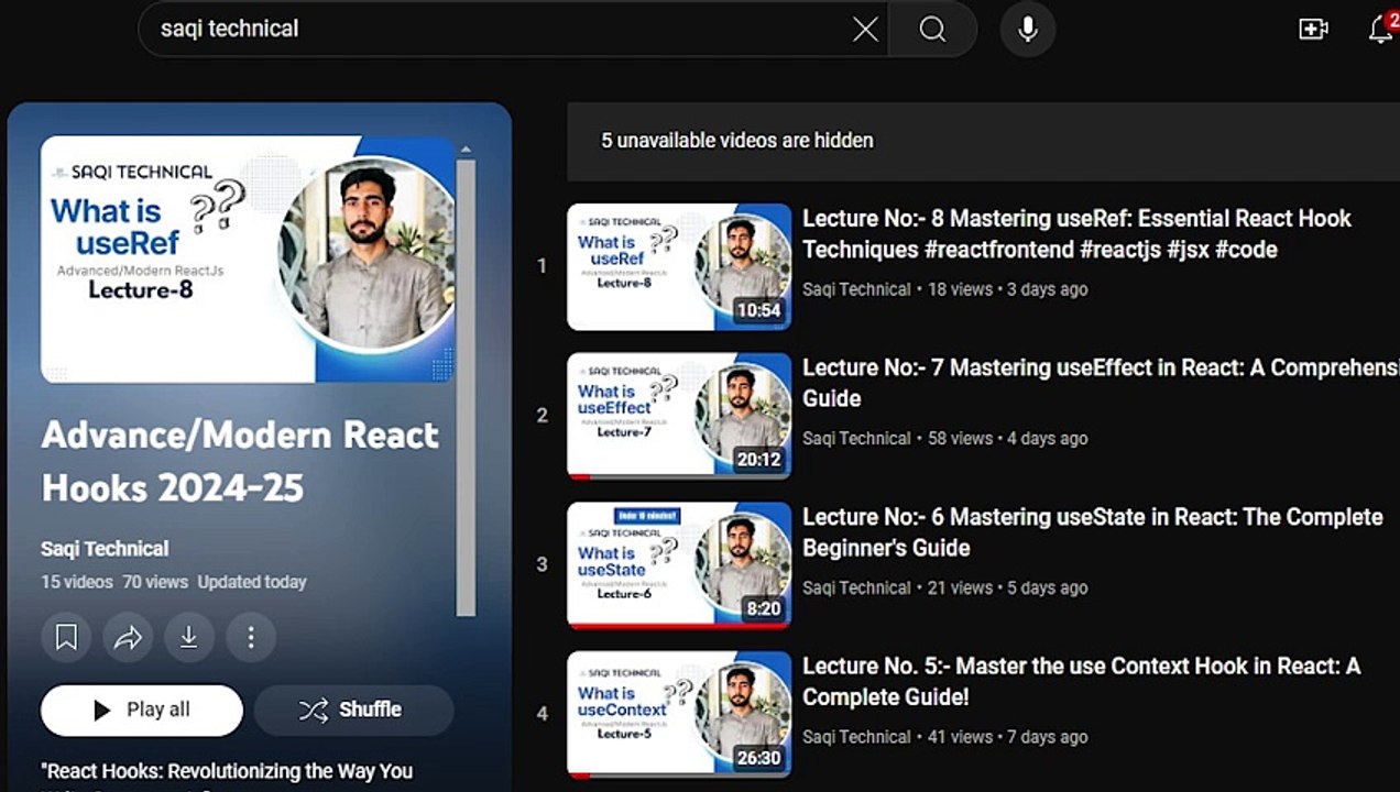 Lecture No:- 11 Mastering useTransition in React: Smooth UI Updates Made Easy!