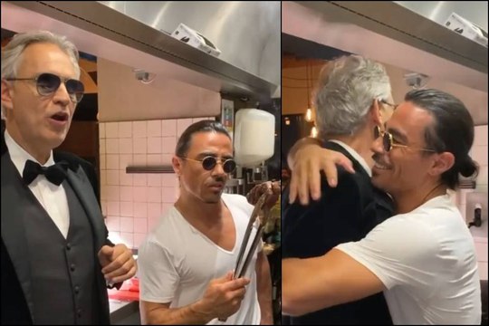 Andrea Bocelli’den Nusret’e övgü dolu sözler